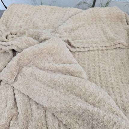 David's Home Ultra Soft Fleece Blanket King Size for Bed, Plush Shaggy Fluffy 3D
