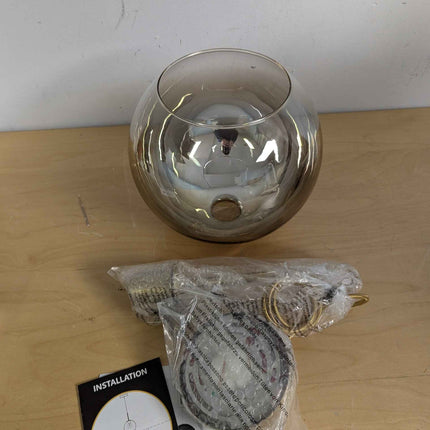 KCO Lighting Modern Gold Glass Pendant Lights Hanging Light Fixture Globe Shade