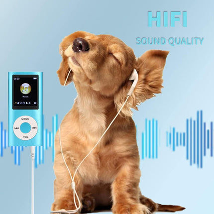 MP3 Player, Portable Lossless Sound Slim MP3 Music Player with Earphone, 1.8 Inc