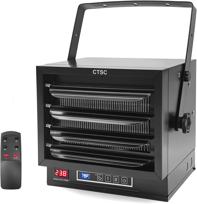 CTSC 8500W Electric Garage Heater, 240v Hard Wired Fan-Forced Ceiling Mount Shop