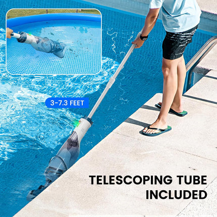 Enhulk Pool Vacuum for Above Ground Pool with Powerful Suction up to 18.5 gallon