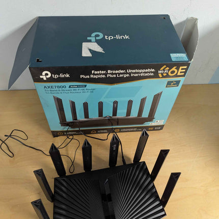 TP-Link AXE7800 Tri-Band Wi-Fi 6E Router (Archer AXE95) - 8-Stream 2.5G Multi-Gi