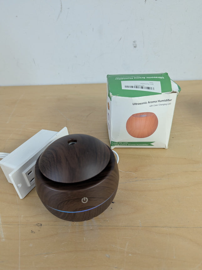 Wood Grain Humidifier Compact Portable USB Humidifier for Bedrooms Living Rooms