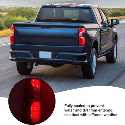 Ciciglow Left Tail Light Assembly for Chevrolet Silverado 1500 2019-2023, Waterproof LED Driver Side Lamp