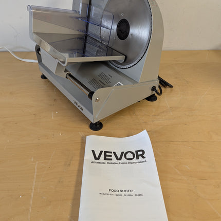 VEVOR 7.5 inch Electric Meat Slicer, 200W Deli Slicer with SUS420 Stainless Steel Blade, 0-0.6 in Adjustable Thickness