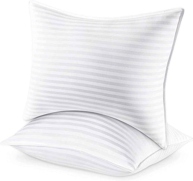 Premium Homes Collection Bed Pillows for Sleeping - Standard Size, Set of 2 - Co