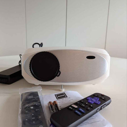 Projector RCA 1080P Full HD Streaming Home Theater with Roku Stick (RPJ138)