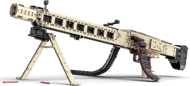 Reobrix 77006 Technic MG42 Building Blocks Set, Made of Clamp Blocks with 1886 P