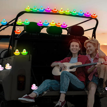 Light Up Duck Plug, 16 Luminous Modes Rubber Duck Mount, Led Light Rubber Duck H