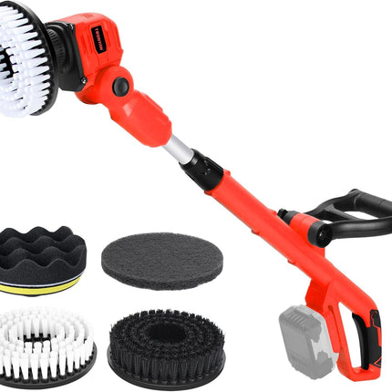Cordless Power Scrubber Compatible with Milwaukee 18v Battery (Tool Only), Trony