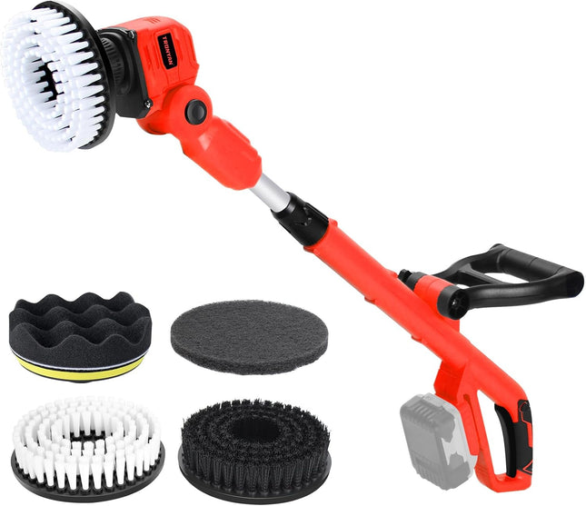 Cordless Power Scrubber Compatible with Milwaukee 18v Battery (Tool Only), Trony
