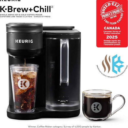 K-Brew+Chill, Single Serve Hot & Cold K-Cup Pod Coffee Maker