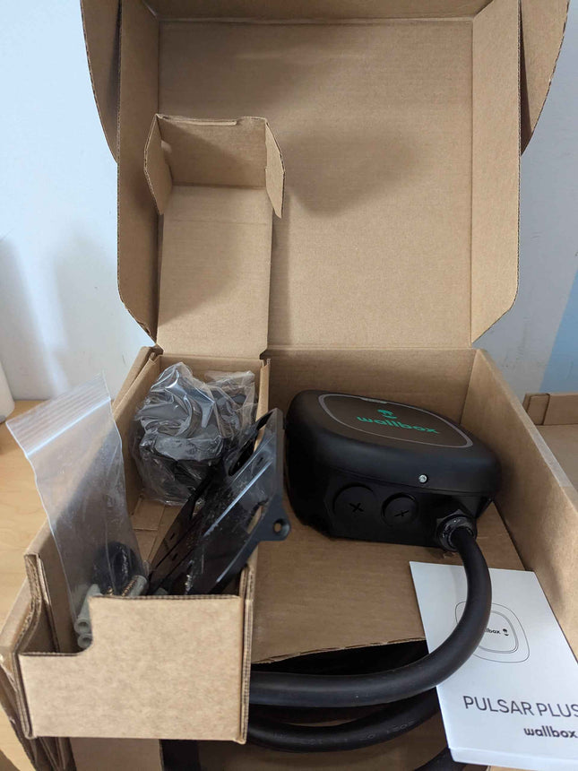 Wallbox Pulsar Plus Level 2 Electric Vehicle Smart Charger - 48 Amp, Ultra-Compa