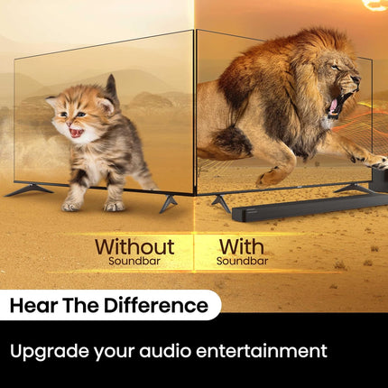 INCOMPLETE Hisense HS2100 2.1 Channel 240W Soundbar with Wireless Subwoofer, Dolby Audio (No Remote, No Cables)