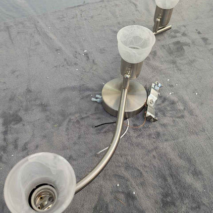 XiNBEi Lighting Track Lighting, 3 Light Wave Track Light with Glass Modern Ceili