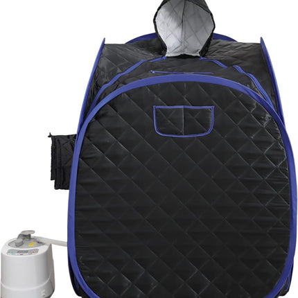 ZONEMEL Portable Steam Sauna for 1-2 People, Foldable Full Body Home Spa with 2L 900W Steam Generator & Remote