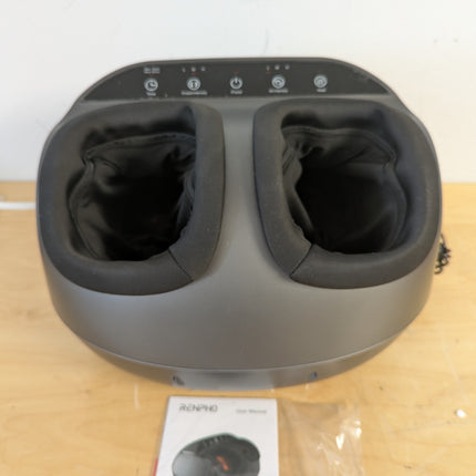 RENPHO Shiatsu Foot Massager with Heat, 3 Levels of Kneading & Compression, Washable Cover, Fits Size 13