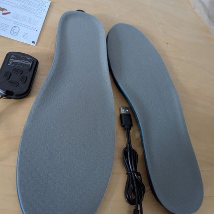EYECURL Heated Insoles for Men Women|USB Rechargeable Electric Heated Insoles wi