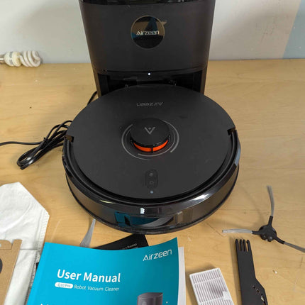 Airzeen Robot Vacuums and Mop, 3.3L Self-Emptying Robot Vacuum, 5000Pa Suction A