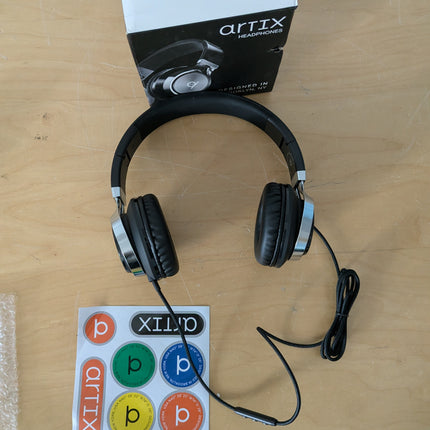 Artix® CL750 Premium Wired On Ear Headphones with Microphone, Comfortable Noise