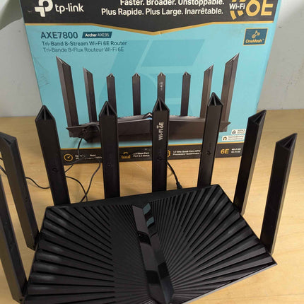 TP-Link AXE7800 Tri-Band Wi-Fi 6E Router (Archer AXE95) - 8-Stream 2.5G Multi-Gi
