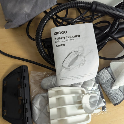KROQO Steam Cleaner, Steamer with 23 Accessories, Powerful Multipurpose Portable