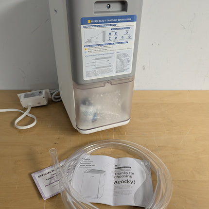 AEOCKY 50 Pint Compressor Dehumidifier for up to 3000 Sq Ft, Quiet with Drain Hose, Timer & Child Lock, Grey