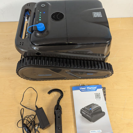 OUCAXIA Y50S Cordless Robotic Pool Cleaner, 110W Wall-Climbing Pool Vacuum with 4 Modes & 4L Filter Basket