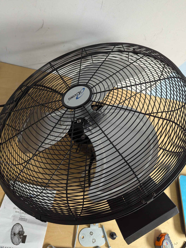 iLiving 20" Outdoor Oscillating High Velocity Wall Fan with 4750 CFM Heavy Duty