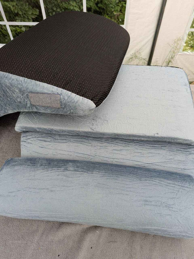 Axelrod Orthopedic Bed Wedge Pillow Set, Post Surgery Foam for Back, Neck and Le