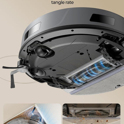 Redroad R11 Robot Vacuum and Mop, 20000Pa Suction, 120-Day Self-Emptying 4L Dust Bag, LiDAR Navigation, Alexa & App