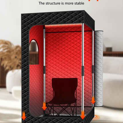 KASUE Portable Sauna Tent, Single Person Folding Home Sauna, Indoor & Outdoor