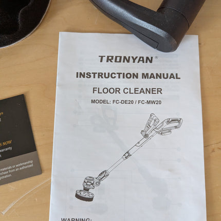 Cordless Power Scrubber Compatible with Milwaukee 18v Battery (Tool Only), Trony