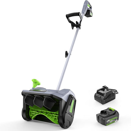 Cordless Snow Shovel, Electric Snow Blower, Battery Power 20V