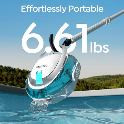 TALOSBO S2 Robotic Pool Cleaner – Dual-Layer Filtration, 90-Min Runtime, Powerfu