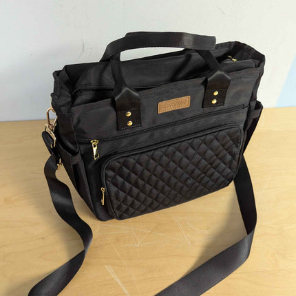 EASYA Large Insulated Lunch Bag for Work, Women's Nylon Thermal Lunch Box, Leakp