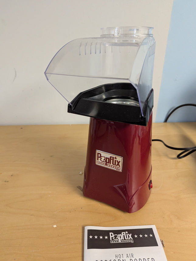 Popflix Hot Air Popcorn Popper No Oil Required https://a.co/d/3b6XEfo