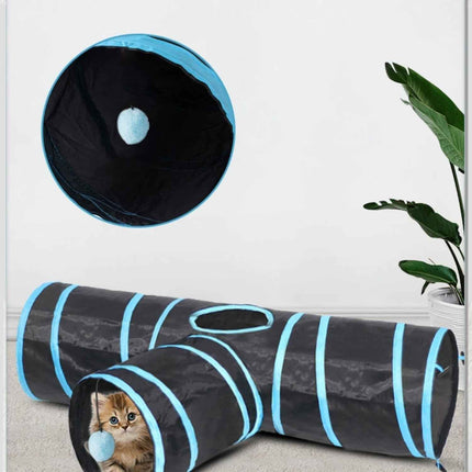 Cat Tunnels Indoors Cat Play Tunnel for Indoor Outdoor, Cat Tunnel Large Cat Toy
