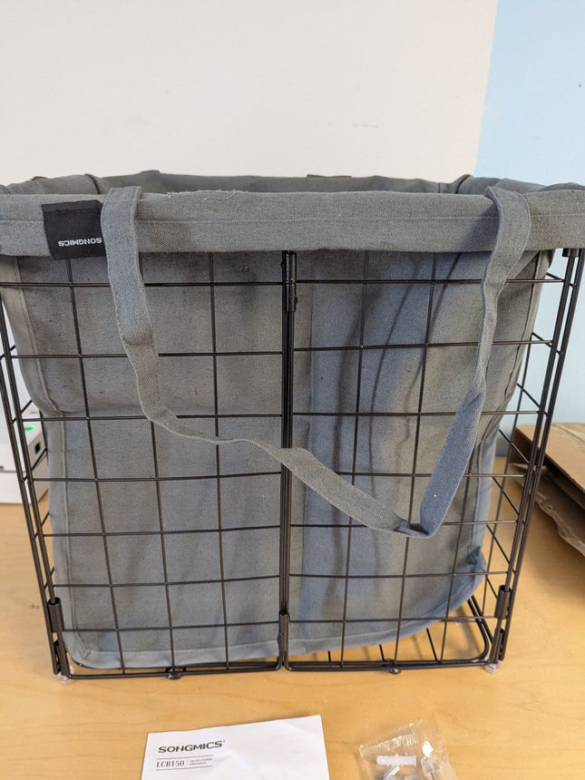 SONGMICS LCB150G01 Collapsible Laundry Hamper, Removable Washable Laundry Bag, W