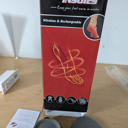 EYECURL Heated Insoles for Men Women|USB Rechargeable Electric Heated Insoles wi