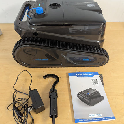 OUCAXIA Y50S Cordless Robotic Pool Cleaner, 110W Wall-Climbing Pool Vacuum with 4 Modes & 4L Filter Basket