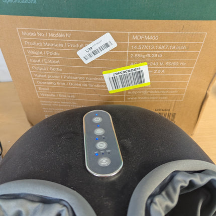 Medcursor Electric Shiatsu Foot Massager Machine with Soothing Heat, Deep Kneadi