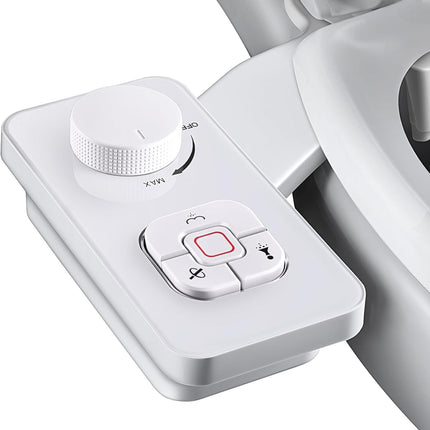 SAMODRA Bidet Attachment Non-Electric Cold Water Bidet Toilet Seat Attachment wi