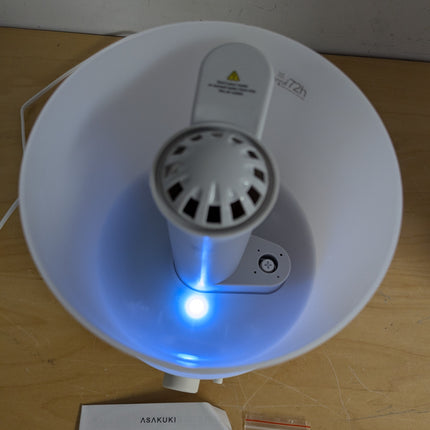 ASAKUKI Humidifiers for Bedroom, 3L Top Fill Cool Mist Air Humidifier & Aroma Di