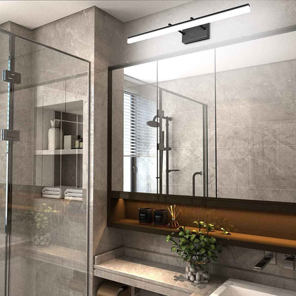 Aipsun 31.5 inch Modern Black Vanity Light Adjustable Bathroom Light Fixtures Ov