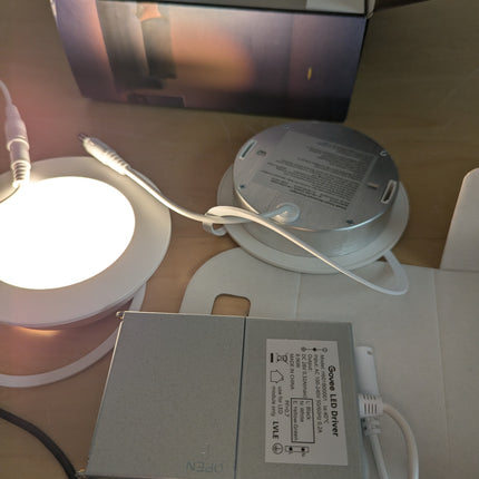 (ONLY 2) Govee 4 Inch Smart Recessed Pot Lights, Wi-Fi & Bluetooth RGBWW Dimmabl