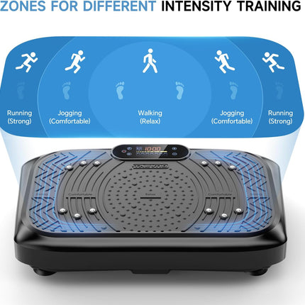 Taevno Vibration Plate Exercise Machine, 199 Adjustable Speeds & 7 Modes