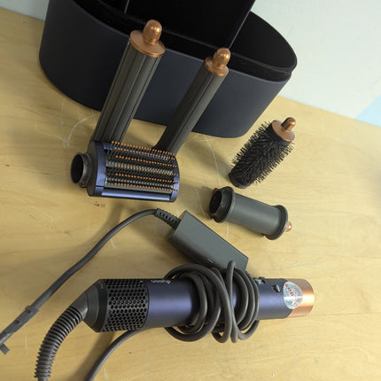 Dyson Airwrap™ Multi-Styler Long Complete for Long Hair, Blue/Copper, 5 Attachments (No Firm Brush)