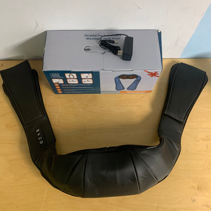 A neck massager with heat therapy function, a finger-pressure type back, neck an