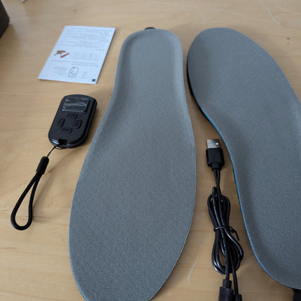 EYECURL Heated Insoles for Men Women|USB Rechargeable Electric Heated Insoles wi